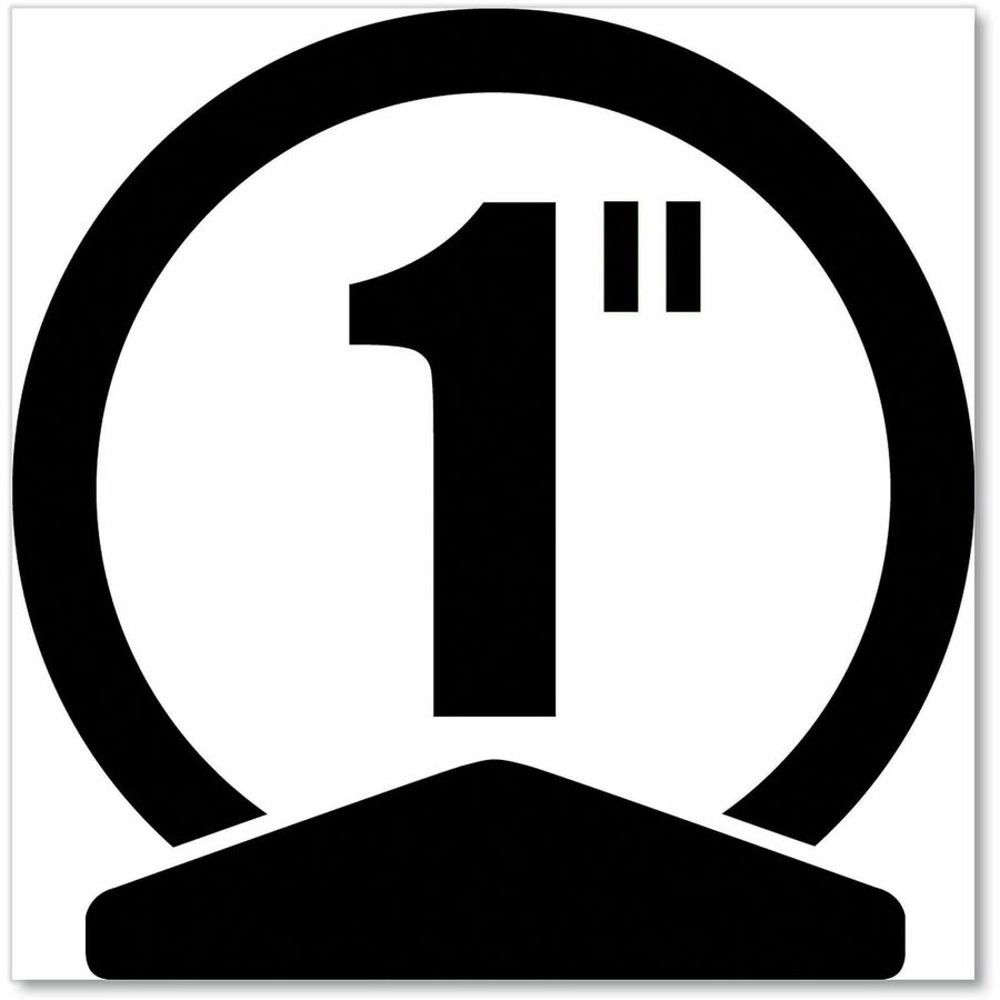 Picture of Avery&reg; Flexible View 3 Ring Binder, 1 Inch Round Rings, 1 Gray Binder (17676)