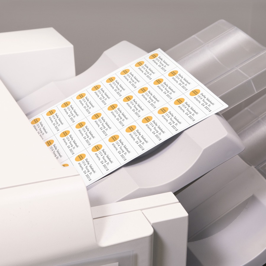 PRES-a-ply Labels for Copiers, 1" x 2-13/16" , Permanent-Adhesive, 33-up, 3300 labels - Permanent Adhesive - Rectangle - White - Paper - 33 / Sheet - 100 Total Sheets - 3300 Total Label(s) - 1 = AVE30400