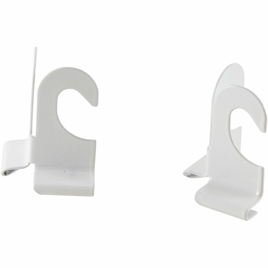 Baumgartens Suspended Ceiling Hooks - 30 lb (13.61 kg) Capacity - 2" Size - for Plant - White - 2 / Pack