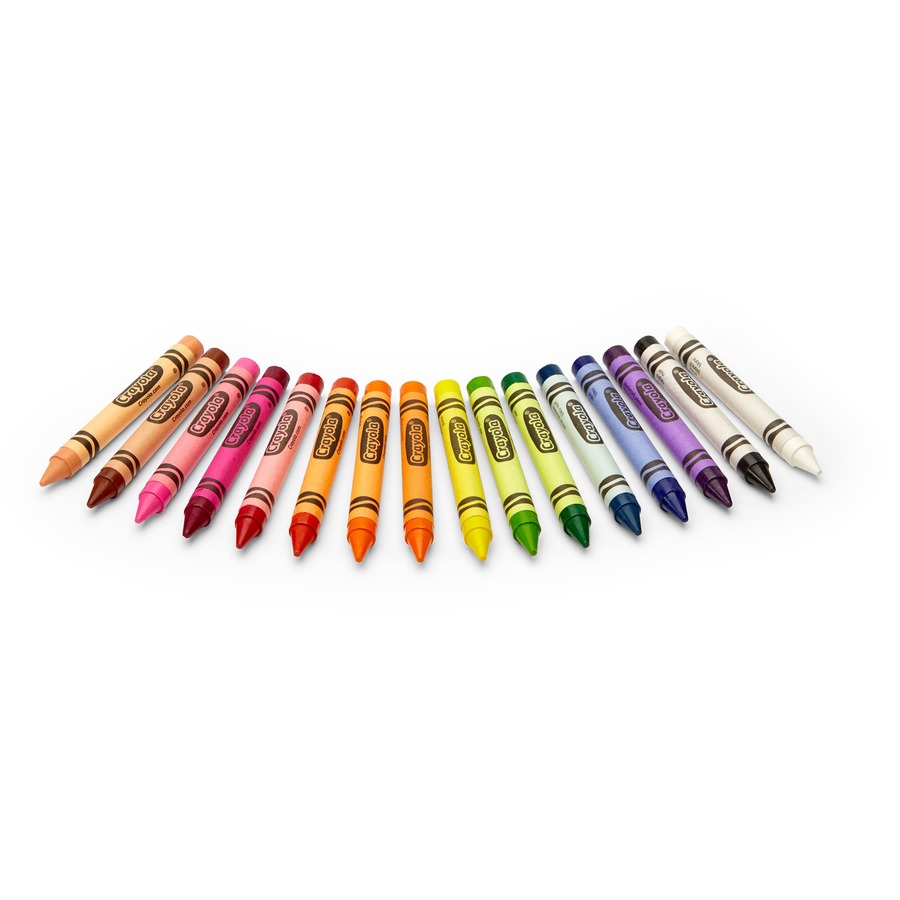 Crayola 8-Color Educational Watercolors Classpack - 36 / Box - Red, Yellow,  Green, Blue, Brown, Purple, Black, Orange - Bluebird Office Supplies