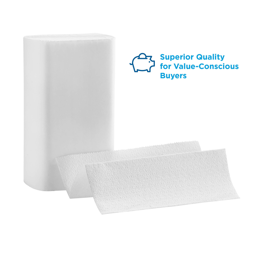 Pacific Blue Select Multifold Premium Paper Towels - 2 Ply - 9.50" x 9.25" - White - 125 Per Pack - 16 / Carton