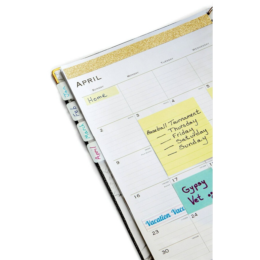 Post-it® Notes Original Lined Notepads - 100 - 3" x 5" - Rectangle - 100 Sheets per Pad - Ruled - Yellow - Paper - Self-adhesive, Repositionable - 12 / Pack = MMM635