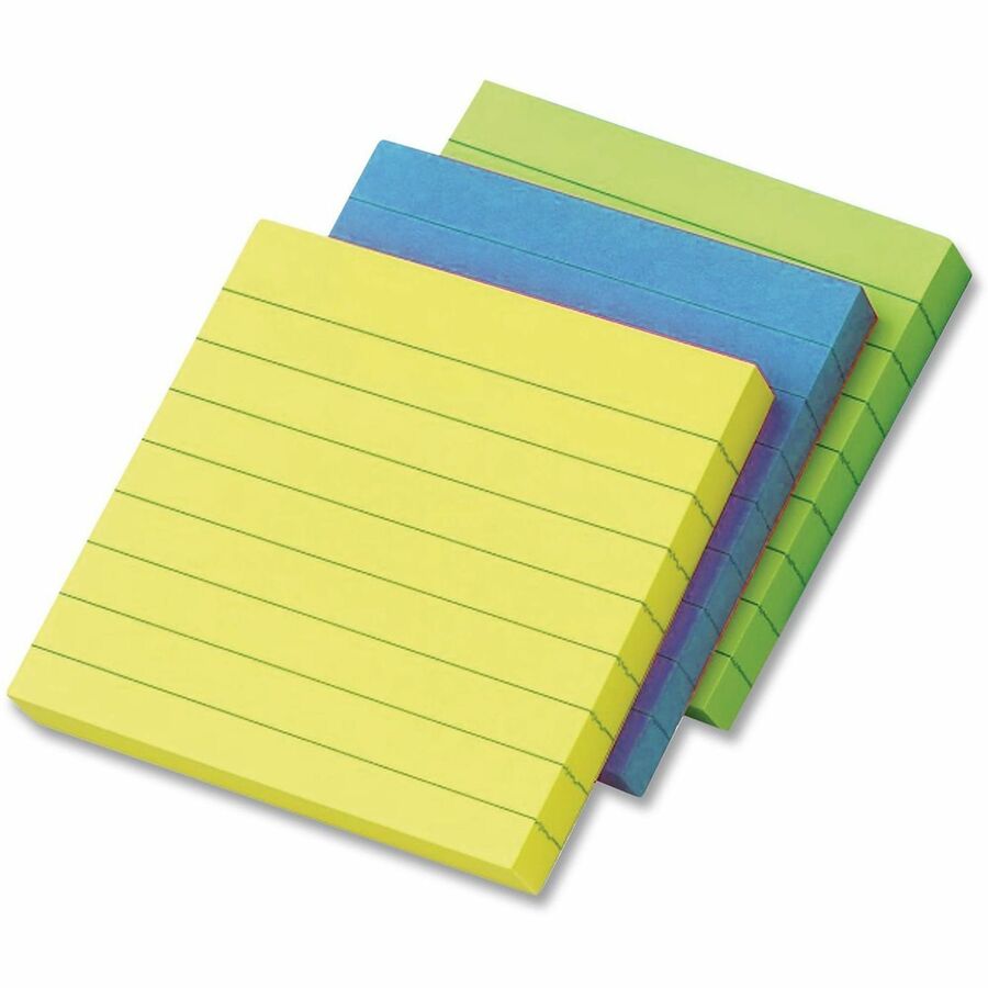 Post-it&reg; Lined Notes in Ultra Colors