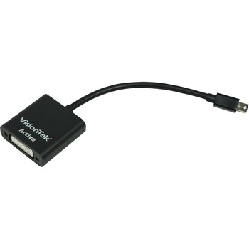 VisionTek Products, LLC Mini Display Port to SL DVI-D Active Adapter, 5 in
