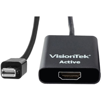 VisionTek Products, LLC Mini Display Port to HDMI (4K) Active Adapter, 5 in