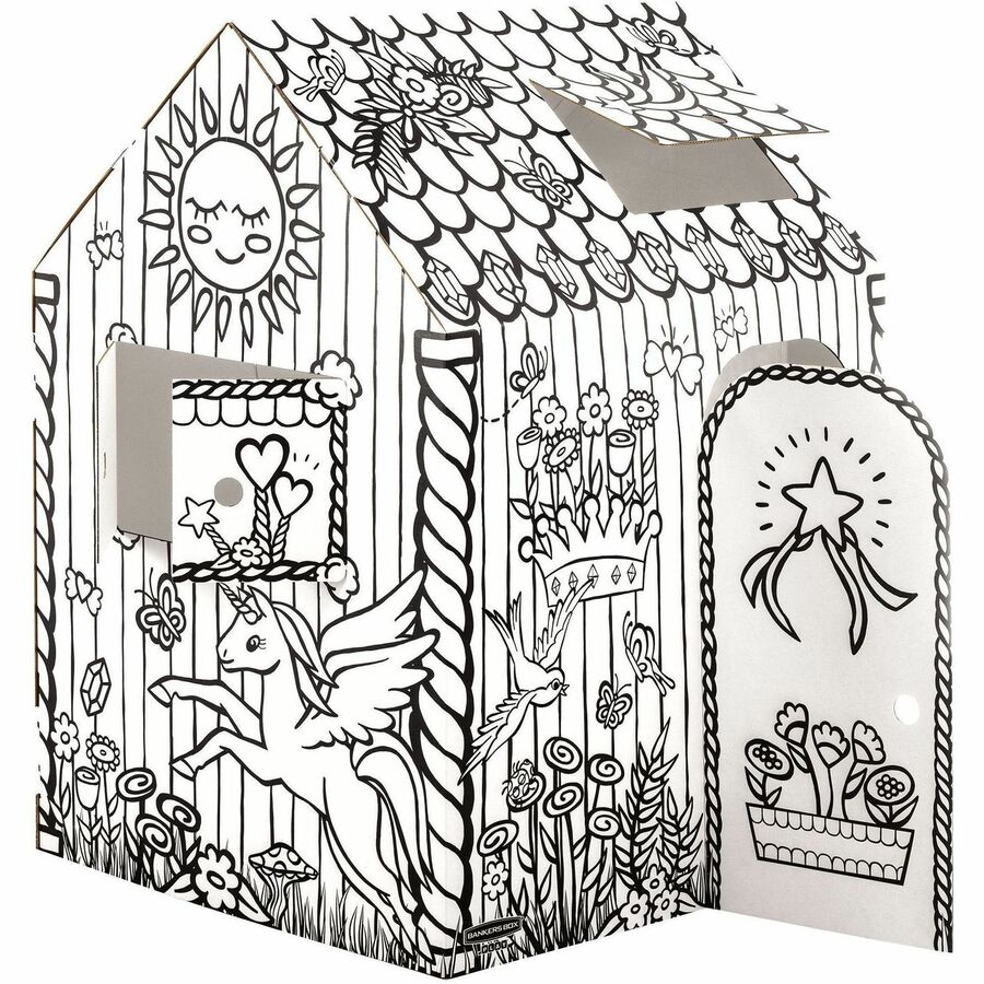 Bankers Box At Play Unicorn Playhouse, 1Pk