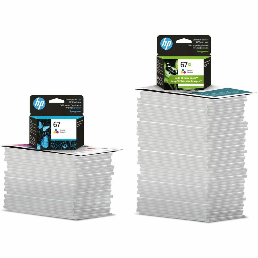 HP 67 Original Inkjet Ink Cartridge - Tri-color - 1 Each