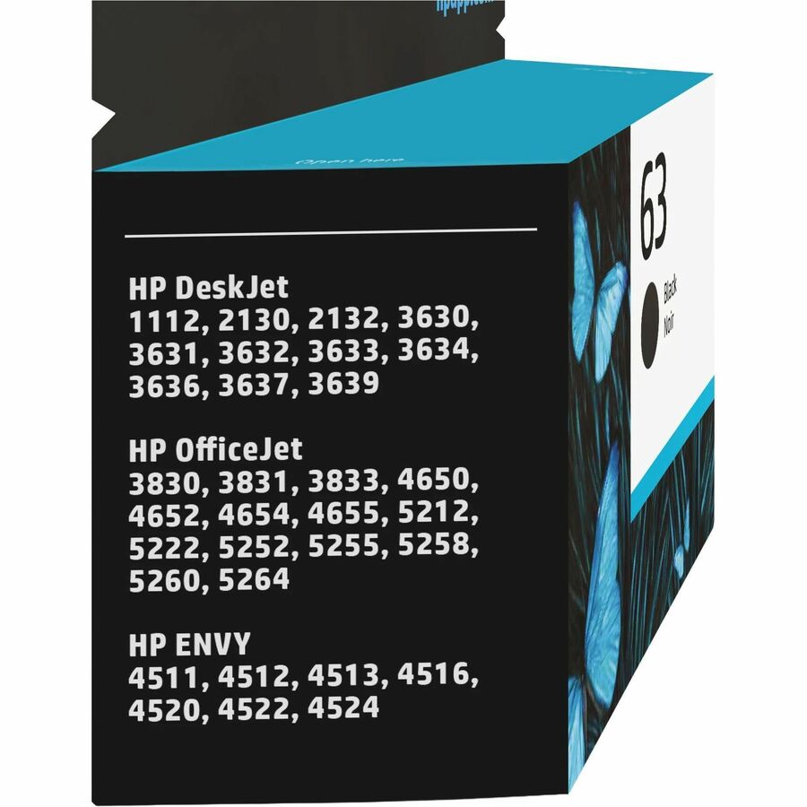 HP 63 Original Ink Cartridge - Single Pack