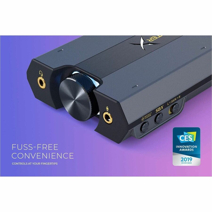 Creative Sound BlasterX G6 Hi-Res Gaming DAC and USB Sound Card with Xamp  Headphone Bi-Amplifier for PC, PS4, Xbox and Nintendo Switch - Newegg.com