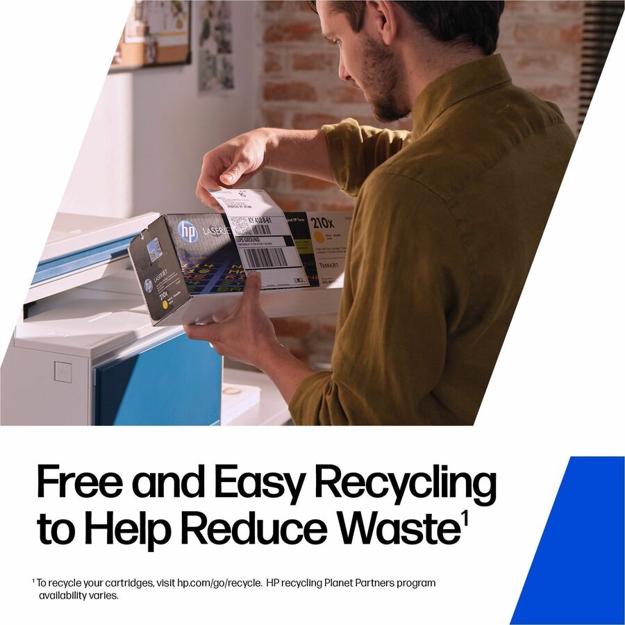 HP - Cartouche toner 212X D'origine Élev&eacute; Rendement Laser - Jaune - 1 chaque