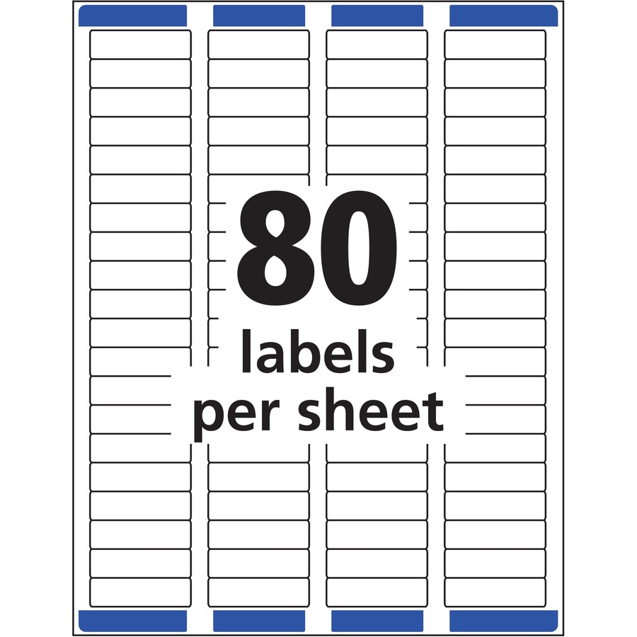 Avery® Easy Peel White Inkjet Mailing Labels Apex Office Products, Inc.