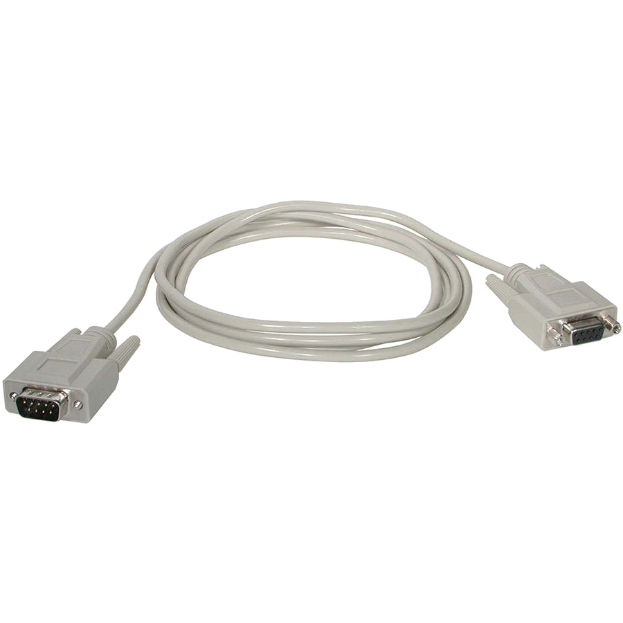 C2G 6ft DB9 M/F Extension Cable - Beige - DB-9 Male - DB-9 Female - 6ft
