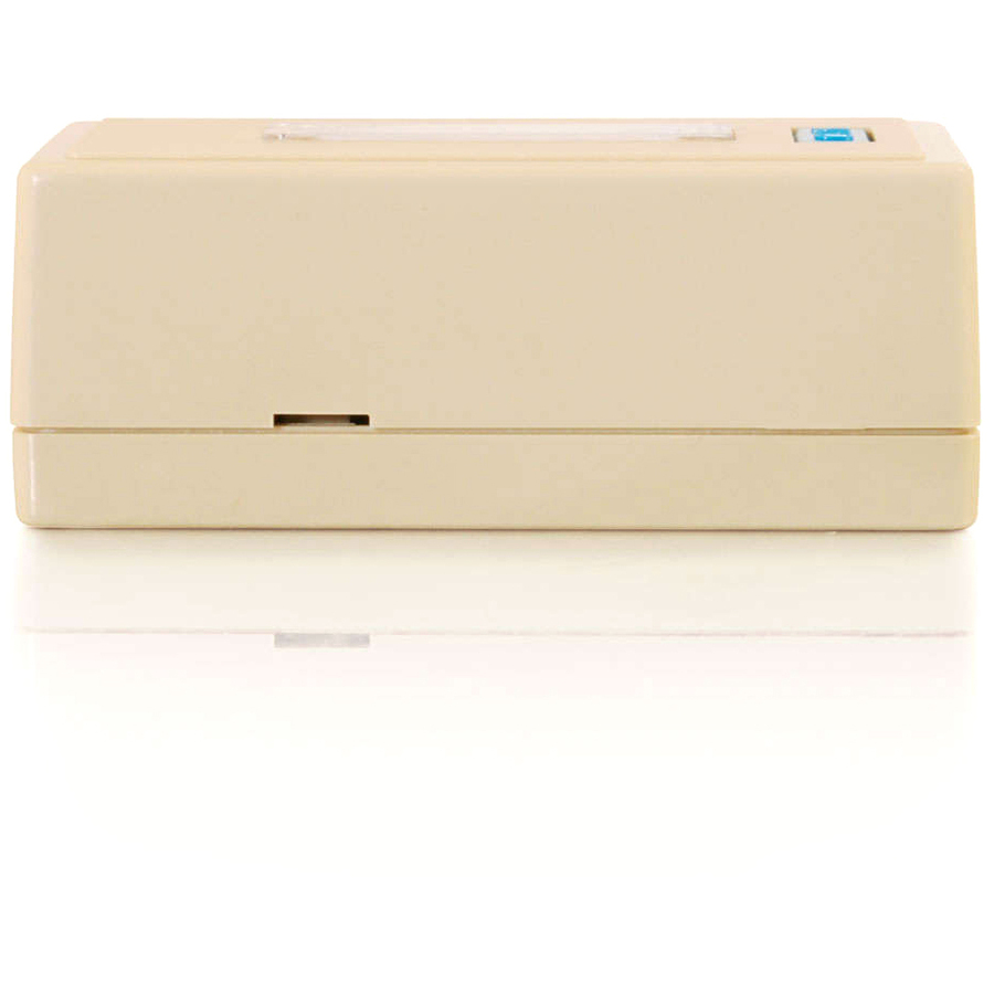 C2G 1-Port Cat5E Surface Mount Box - Ivory - Ivory