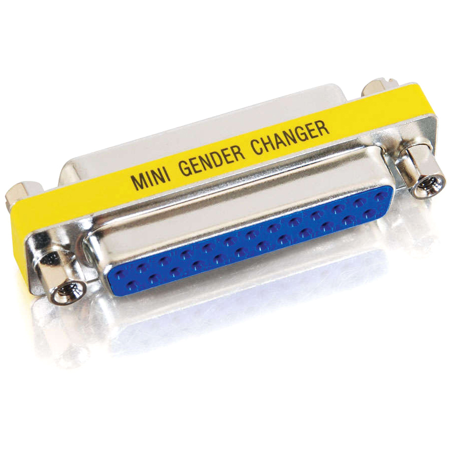 C2G DB25 F/F Mini Gender Changer (Coupler)