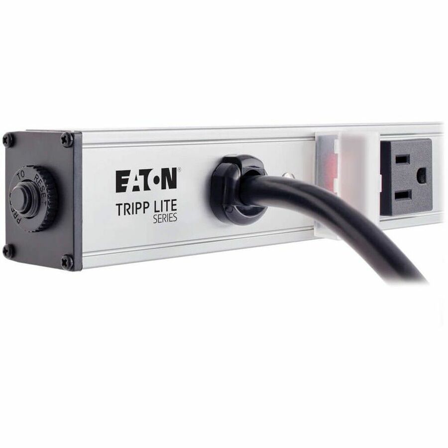 Eaton Tripp Lite Series 24-Outlet Vertical Power Strip, 120V, 20A, L5-20P, 15 ft. (4.57 m) Cord, 72 in.