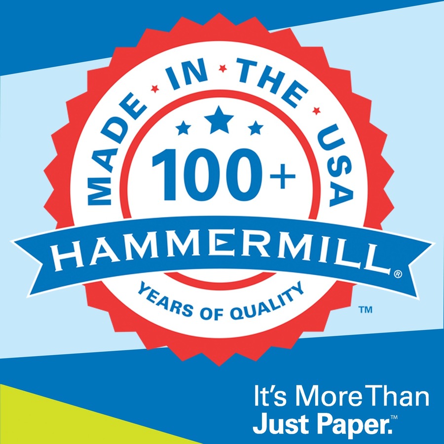 Hammermill Recycled Colored Paper, 20lb, 8-1/2 x 11, Goldenrod, 500