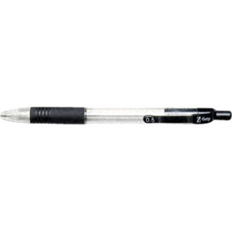 Zebra Z-Grip Mechanical Pencil - 0.5 mm Lead Diameter - Refillable - Clear Barrel - 12 Each