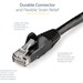StarTech Snagless Cat6 UTP Patch Cable - ETL Verified (Black) - 3 ft. (N6PATCH3BK)