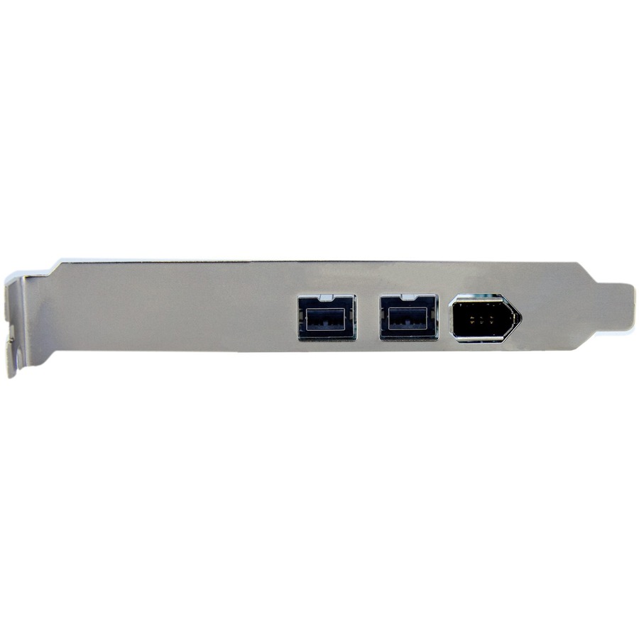 StarTech.com 3 Port 2b 1a 1394 PCI Express FireWire Card Adapter - PCI Express 1.1 x1 - 400 MB/s - Plug-in Card - 3 Firewire Port(s) - 1 Firewire 400 Port(s) - 2 Firewire 800 Port(s) - PC, Mac, Linux - TAA Compliant