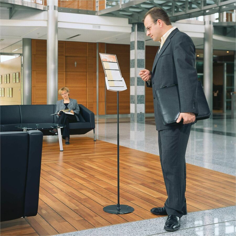 DURABLE - Porte-affiche mod&egrave;le de plancher