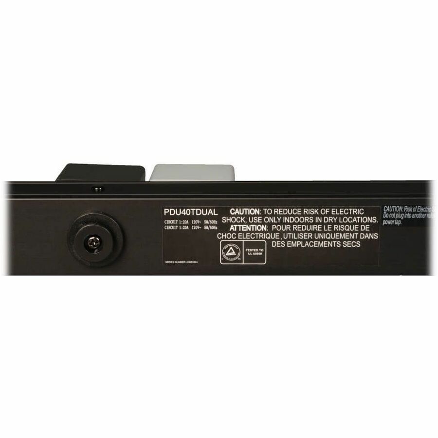 Tripp Lite by Eaton PDU 3.8kW Single-Phase Dual-Circuit 120V Basic PDU 40 NEMA 5-15/20R Outlets NEMA L5-20P/5-20P Inputs 10 ft. (3.05 m) Cords 0U