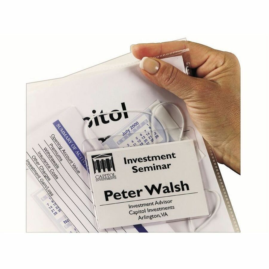 Pochettes protectrices avec rabat de s&eacute;curit&eacute;, Sans acide