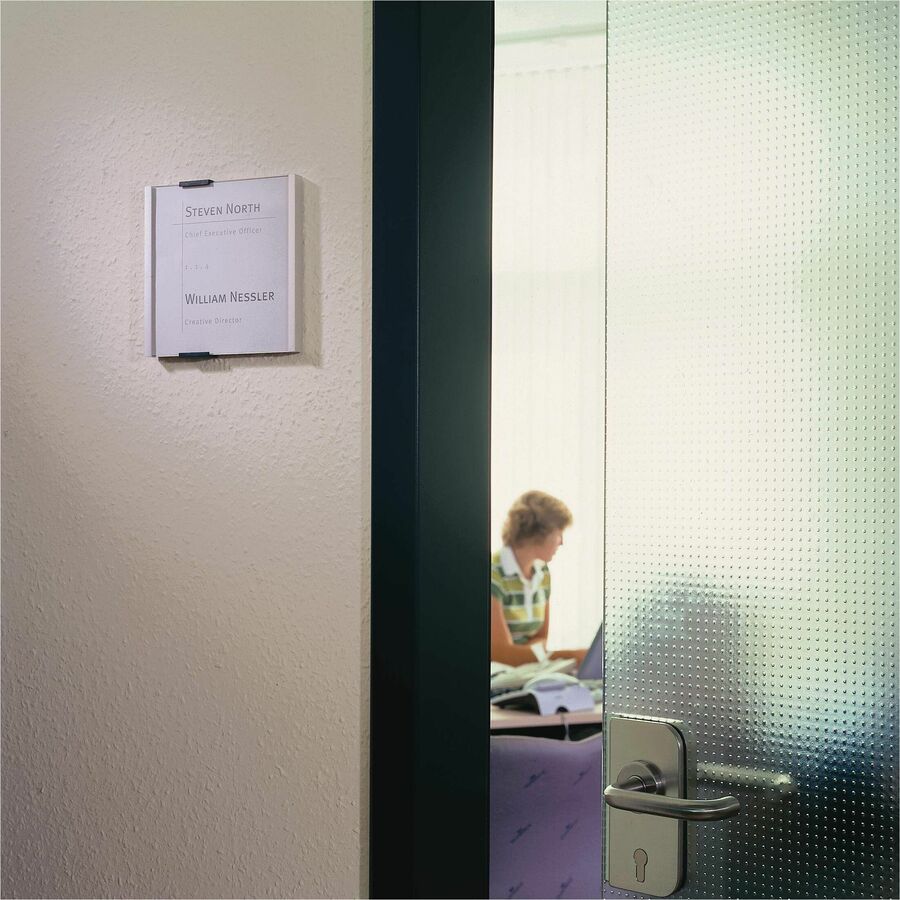 DURABLE Aluminum/Acrylic Information Sign Panel