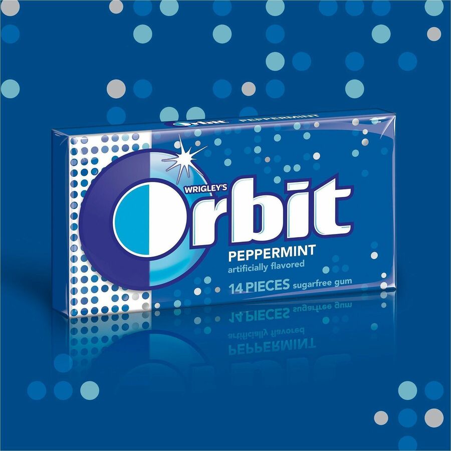Orbit Peppermint Sugarfree Gum 12 Packs Peppermint Individually 