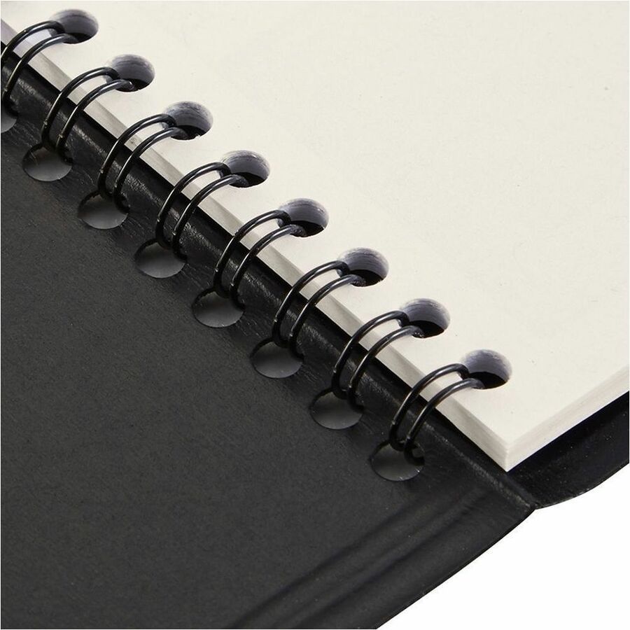 At-A-Glance Recycled Planner - Large Size - Julian Dates - Monthly - 13 Month - January 2024 - January 2025 - 1 Month Double Page Layout - 9" x 11" Sand Sheet - Wire Bound - Black - Simulated Leather, Faux Leather - Tabbed, Address Directory, Phone Direct