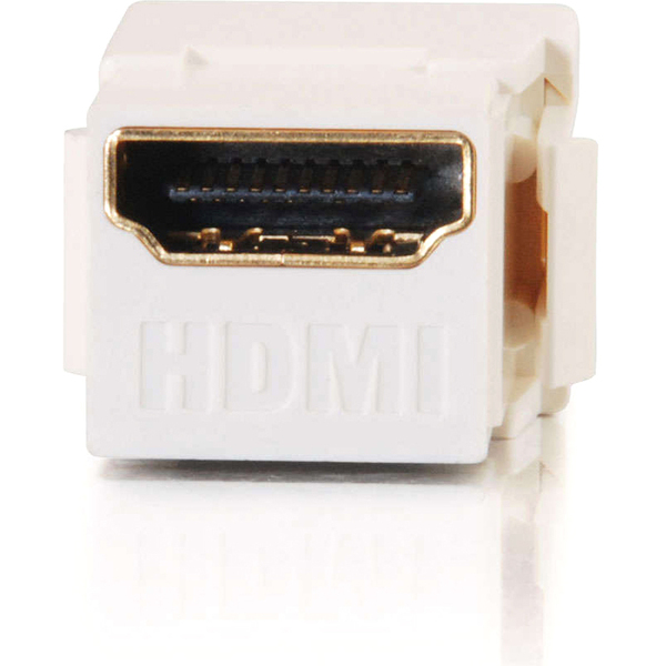 C2G 03345 Snap-In HDMI Keystone Module White