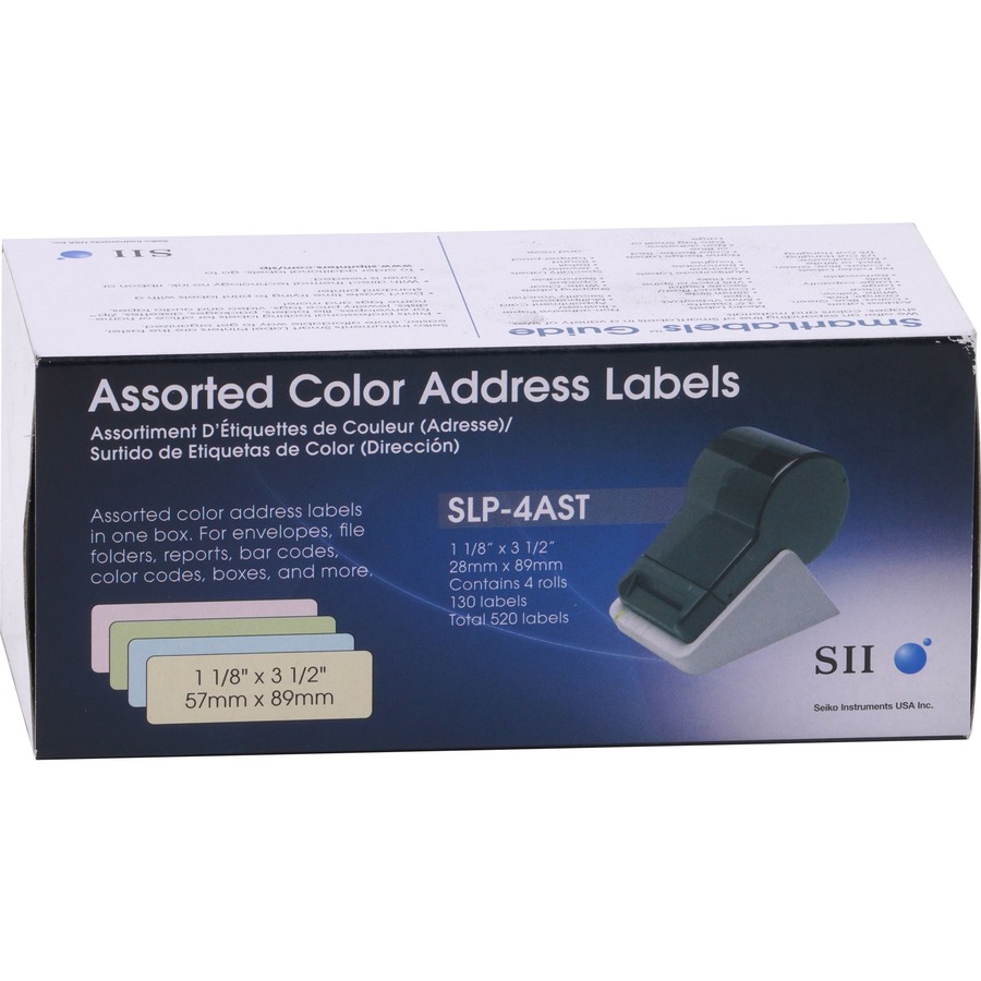 Seiko Address Label 4 pack (Red, Green, Blue, White)