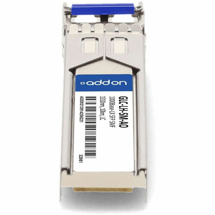 AddOn Cisco&reg; GLC-LH-SM Compatible TAA 1000Base-LX SFP Transceiver (SMF, 1310nm, 10km, LC)