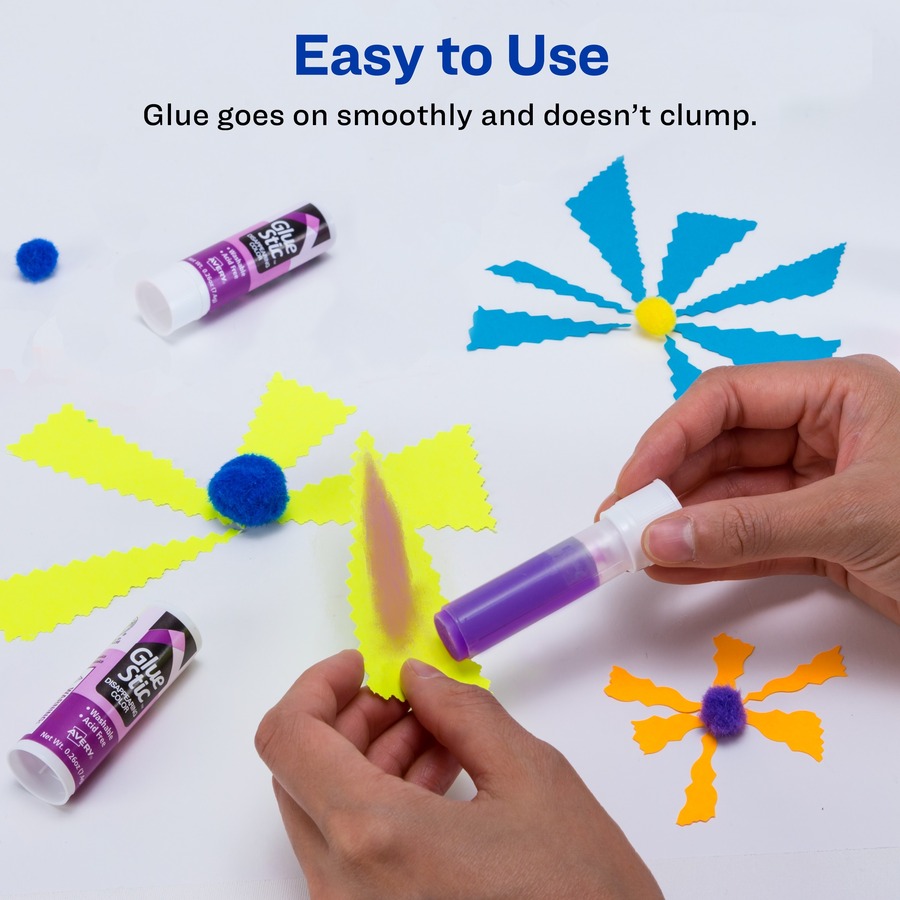 Saunders UHU stic Color Glue Stick 