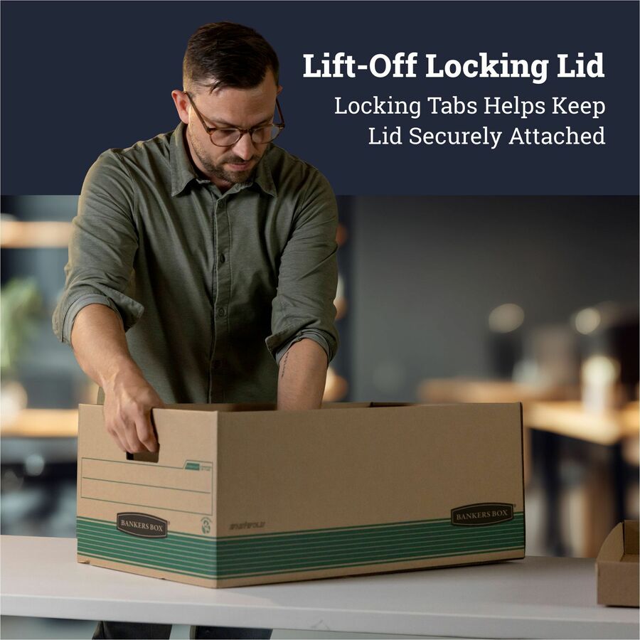 Bankers Box&reg; Stor/File™ Letter/Legal Recycled File Storage Box