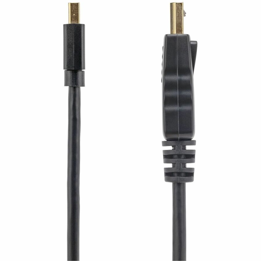 StarTech.com 6 ft Mini DisplayPort to DisplayPort 1.2 Adapter Cable M/M - DisplayPort 4k - Create a high-resolution 4k x 2k connection with HBR2 support between your Mini DisplayPort-equipped laptop and a standard DP monitor - 6 ft Mini DP to DP Cable - 6 - AV Cables - STCMDP2DPMM6