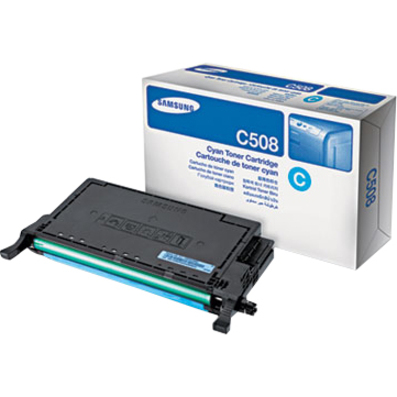 Samsung CLT-C508L Original Toner Cartridge - Laser - 4000 Pages - Cyan - 1 Each - Laser Toner Cartridges - SASCLTC508LSE