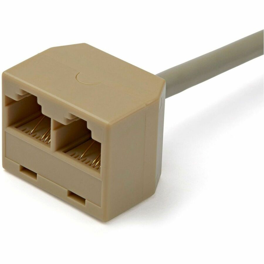 StarTech.com 2-to-1 RJ45 Splitter Cable Adapter - F/M - RJ-45 Male - RJ ...