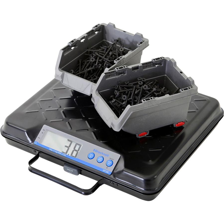 Brecknell Digital Bench Scale - 100 lb / 45 kg Maximum Weight Capacity - Black