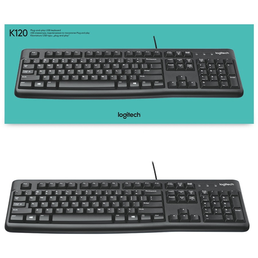 K120 Plug-and-Play Keyboard