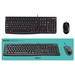 LOGITECH MK120 USB Wired Desktop Keyboard & Mouse Combo (920-002565)
