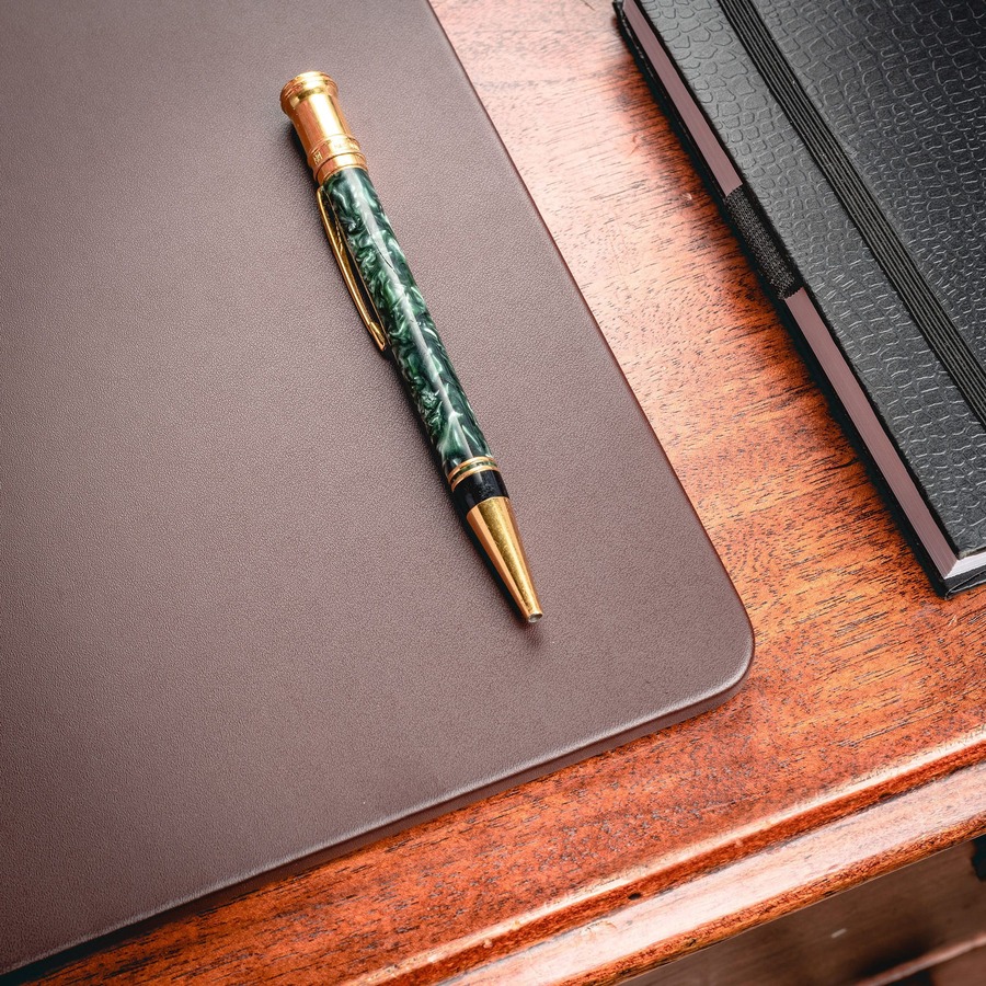 Luxury Leather Desk Accessories - Desk Pads & Pen Pots