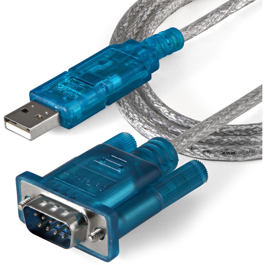 StarTech.com USB to Serial Adapter ? Prolific PL-2303 ? 3 ft / 1m ? DB9 (9- pin) USB to RS232 Adapter Cable ? USB Serial - Add an RS232 serial port to