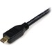 StarTech 3 ft High Speed HDMI Cable with Ethernet Black (HDMIADMM3)