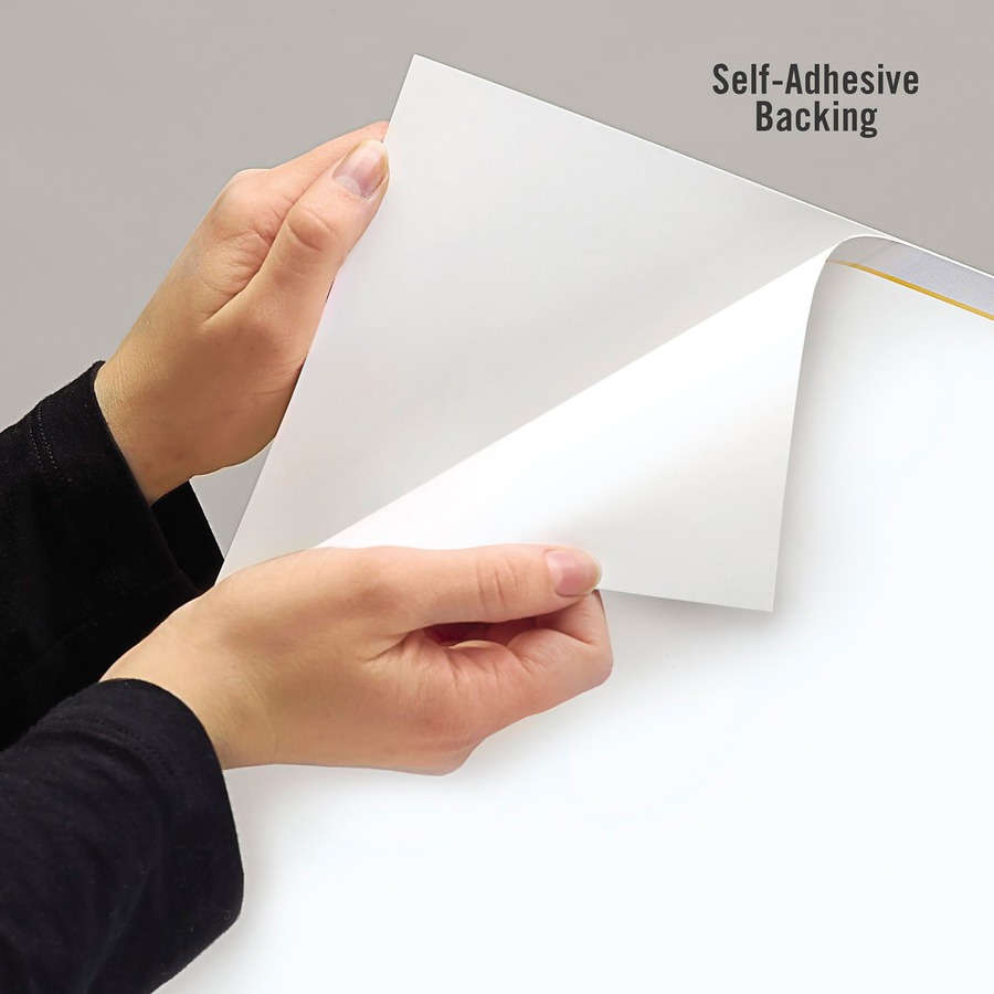 At-A-Glance WallMates Self-Adhesive Dry Erase Weekly Plan Surface - Weekly - 1 Week - 24" x 18" Sheet Size - White - Erasable, Self-adhesive, Adhesive Backing, Reference Calendar, Residue-free, Dry Erase Surface - 1 Each