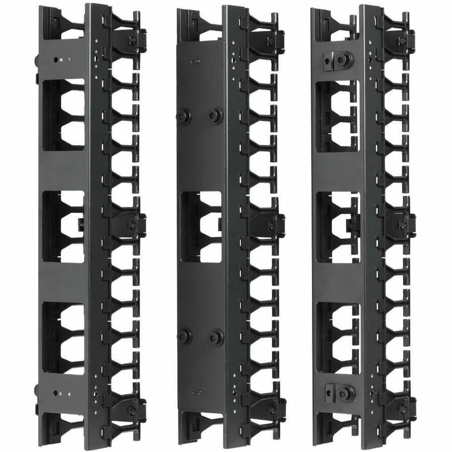 Tripp Lite by Eaton SmartRack 3-in. (7.62 cm) Wide High Capacity Vertical Cable Manager - Double finger duct