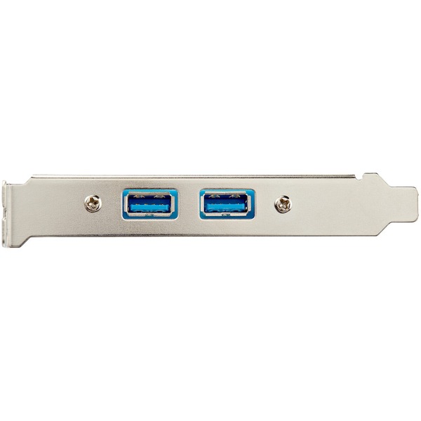 StarTech 2 Port USB 3.0 A Female Slot Plate Adapter- USB for Motherboard - Blue