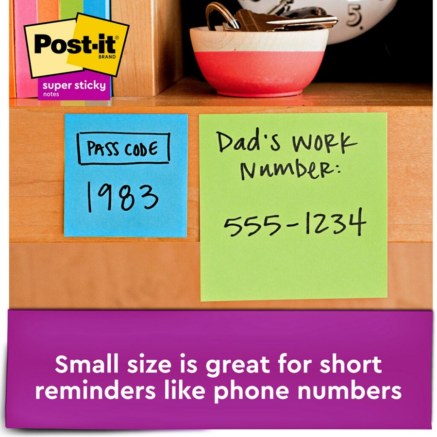 Post-It Super Sticky Mini Sticky Notes