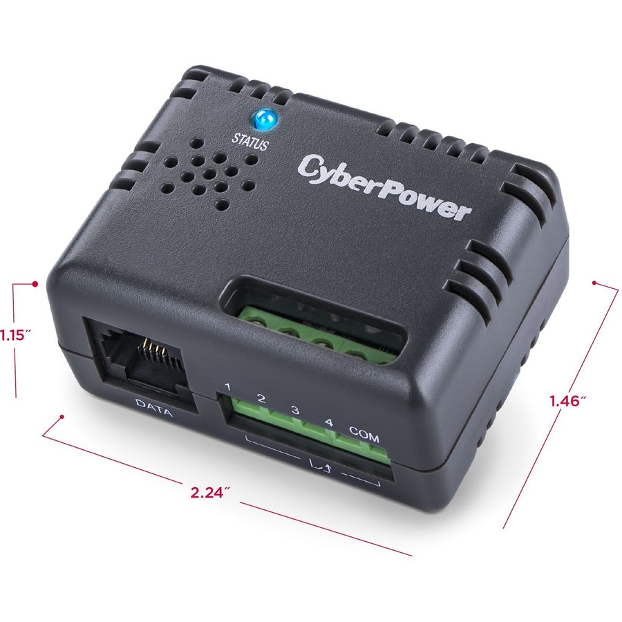 CyberPower ENVIROSENSOR Environmental Sensor - Black - Hardware & Accessories