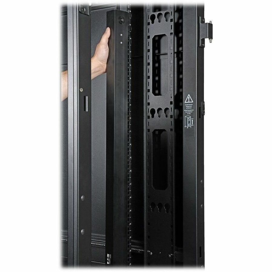 Eaton Tripp Lite Series 5.7kW 3-Phase Local Metered PDU, 120V Outlets (42 5-15/20R), 208V L21-20P input, 6 ft. (1.83 m) Cord, 0U Vertical, TAA