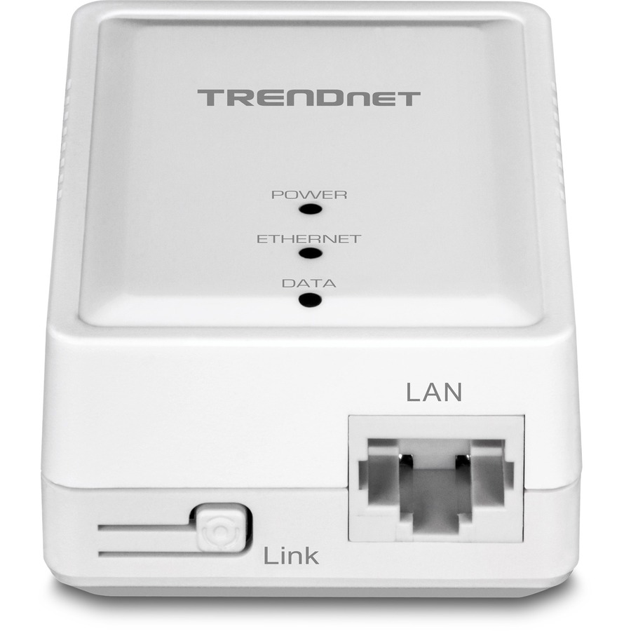 TRENDnet Powerline 500 AV Nano Adapter Kit, Includes 2 x TPL-406E Adapters, Cross Compatible With Powerline 600-500-200, Windows 10, 8.1, 8, 7, Vista, XP, Plug & Play Install, White, TPL-406E2K